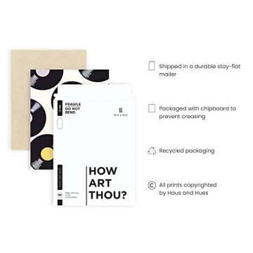 Vintage Vinyl Music Poster for Home Aesthetic Decor