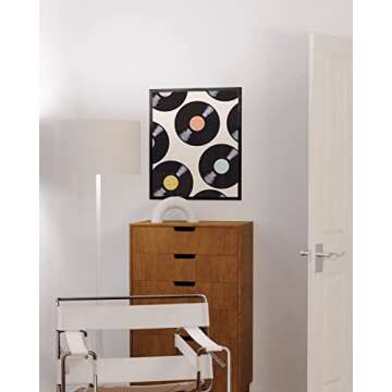 Vintage Vinyl Music Poster for Home Aesthetic Decor