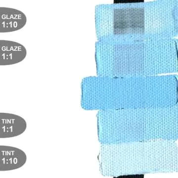 Heavy Body Acrylics by GOLDEN, Light Phthalo Blue, 2 fl. oz. Tube, Professional Acrylic Paint, Opaque