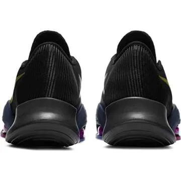 NIKE Women's Sneaker, Black Cyber Red Plum Sapphire, 12