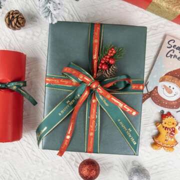 NESCCI Dark Green Matte Wrapping Paper,Solid Color Pearly-Lustre Paper,Gift Wrapping Paper,Perfect for Wedding, Valentine's Day,Birthday, Christmas,Baby Shower,DIY Bouquet (17 Inches X 32.8 Feet)