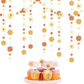 Groovy Daisy Garland Streamers for All Occasions