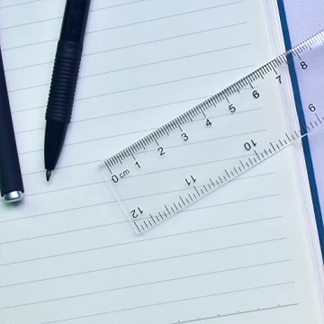 Colorful 7 Pack Plastic Rulers for School and Crafts