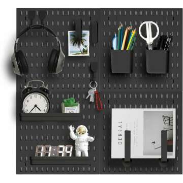 Revamp Your Space With A Versatile Pegboard Kit - Organize Your Home And Office