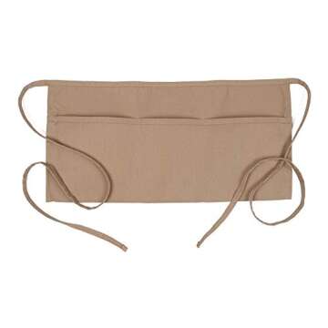 FAME Original 3 Pocket Waist Apron - F9 -Khaki (WFA18138KH)