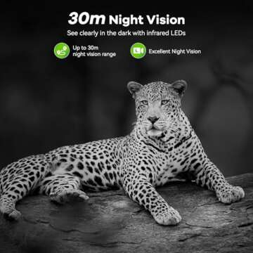 DEATTI 48MP 4K Trail Camera with WiFi Bluetooth Connection