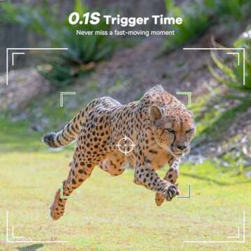 DEATTI 48MP 4K Trail Camera with WiFi Bluetooth Connection