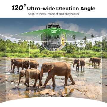 DEATTI 48MP 4K Trail Camera with WiFi Bluetooth Connection