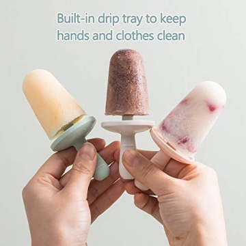 Homemade Popsicle Mold Set for Easy Ice Cream Treats