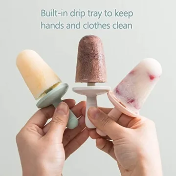 Homemade Popsicle Mold Set for Easy Ice Cream Treats