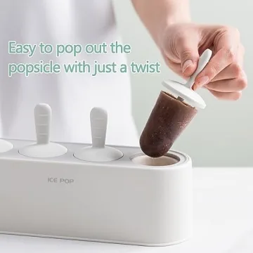 Homemade Popsicle Mold Set for Easy Ice Cream Treats
