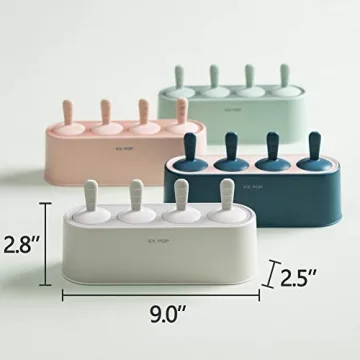 Homemade Popsicle Mold Set for Easy Ice Cream Treats