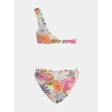 CUPSHE Stylish One Shoulder Floral Bikini Set for Women
