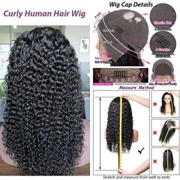 Curly Lace Front Wig Human Hair Natural Look and Comfort
