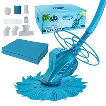 U.S. Pool Supply Octopus Professional Automatic Pool Vacuum Cleaner & Hose Set - Effortless Cleaning...