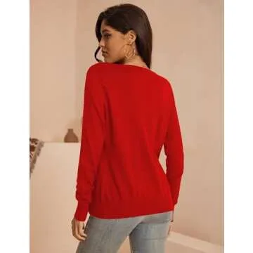 Shop a.Jesdani Chic Red Cardigan | Women's Fashion