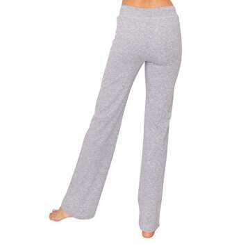 EttelLut - Women's Joggers Pajama - Comfy Cotton and Drawstring Wide Leg- H Gray XX-Large