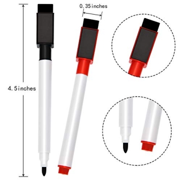 Boao 24 Pcs Low Odor Magnetic Dry Erase Markers