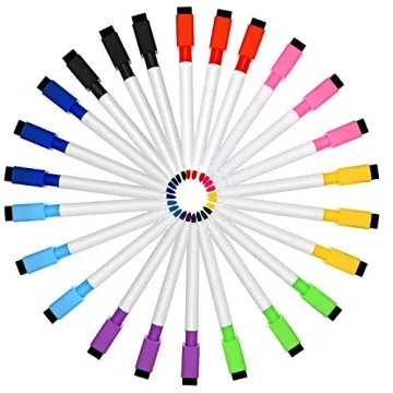 Boao 24 Pcs Low Odor Magnetic Dry Erase Markers