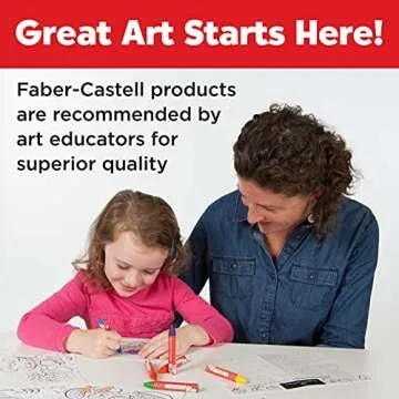 Faber-Castell Vibrant Beeswax Crayons for Kids