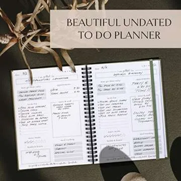 Beautiful To Do List Notebook - Aesthetic Daily Planner to Easily Organize Your Tasks And Boost Prod...