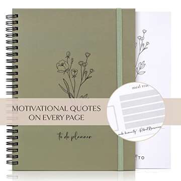 Beautiful To Do List Notebook - Aesthetic Daily Planner to Easily Organize Your Tasks And Boost Productivity - Stylish Undated Planner And School or Office Supplies For Women