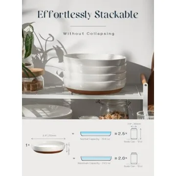 DOWAN 30 oz Pasta Bowls Set of 4 for Dinner