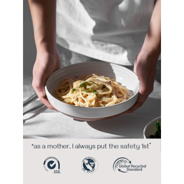 DOWAN 30 oz Pasta Bowls Set of 4 for Dinner