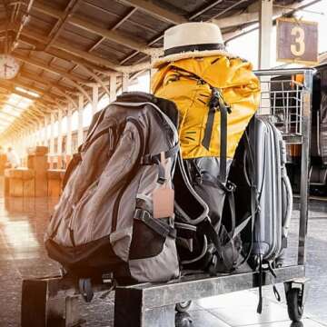 2 Pack Initial Luggage Tag PU Leather Travel Luggage Tags，Cute Embroidered Luggage Tags for Suitcase Travel Gifts Baggage Bag Accessories（Pink）