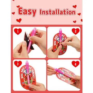 Feltom 28 Pack Invisible Ink Pens for Kids - Valentine Gifts