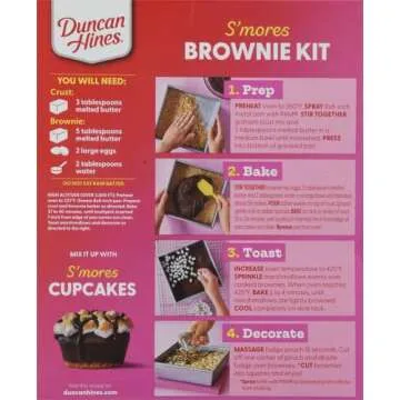 Duncan Hines Epic S'mores Brownie Mix Kit 24.16 oz