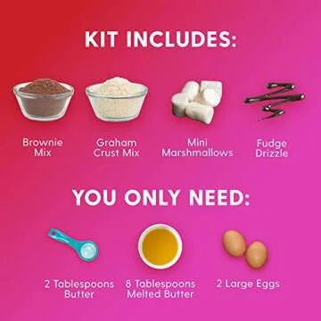 Duncan Hines Epic S'mores Brownie Mix Kit 24.16 oz