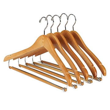 Nature Smile Wooden Hangers for Suits and Coats