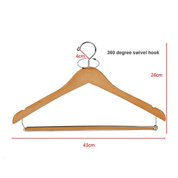Nature Smile Wooden Hangers for Suits and Coats