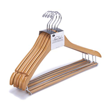 Nature Smile Wooden Hangers for Suits and Coats