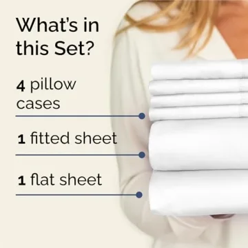 King 6 Piece Sheet Set - Breathable & Cooling Sheets