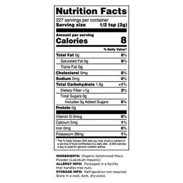 Terrasoul Superfoods Organic Gelatinized Maca Powder, 2 Lbs - Premium Quality | Recommended Use: Supports Increased Stamina & Energy | Gelatinized for Easy Digestion