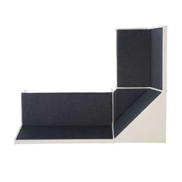 Riverbay Patio Conversation Indoor 3 Piece Kitchen Corner Nook Table Booth Bench Breakfast Dining Set in Charcoal