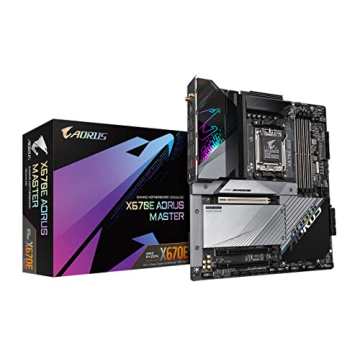 GIGABYTE X670E AORUS Master Motherboard - Peak Gaming Performance and Reliability