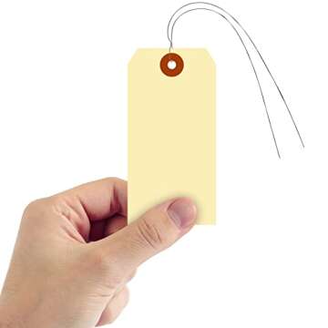Durable SmartSign Blank Manila Tags - Pack of 100