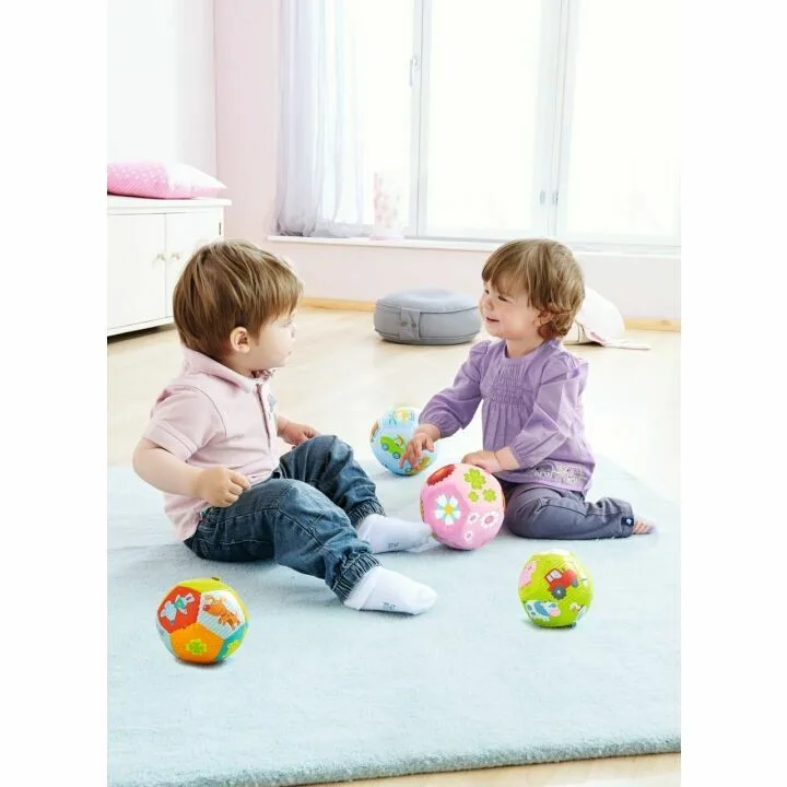 HABA Baby Ball Animal Friends – 4.5" Soft Play Ball