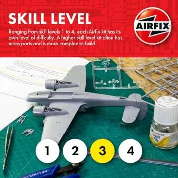Airfix M36/M36B2 Battle of The Bulge 1:35 WWII Military Tank Plastic Model Kit A1366, Multicolor