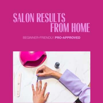 Pink Gellac Premium Peel Off Gel Polish Set for Beginners