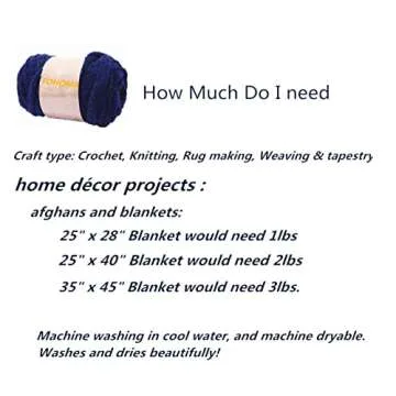 Super Bulky Chunky Yarn Beige 48oz for Arm Knitting, 6 Pack Luxury Soft Big Fat Jumbo Thick Weaving Crochet Craft Polyester Chenille Yarns 3lb for Throw Blanket Pillows