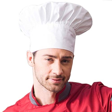 Hyzrz Adjustable Chef Hat for Adult Cooks & Bakers