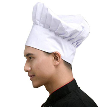 Hyzrz Adjustable Chef Hat for Adult Cooks & Bakers