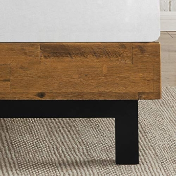 ZINUS Tricia Wood Platform Bed Frame Adjustable Headboard Queen