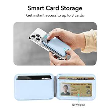 ESR Magnetic Wallet for iPhone with Adjustable Stand