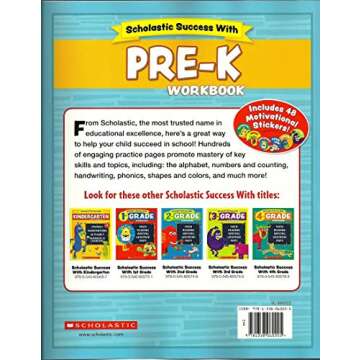 Scholastic PRE-K Workbook - Enhance Early Learning with Fun Activities