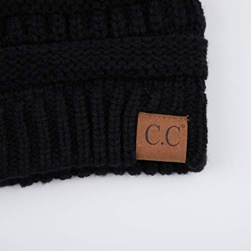 Warm Stylish Unisex Knitted Beanie with Pom Pom